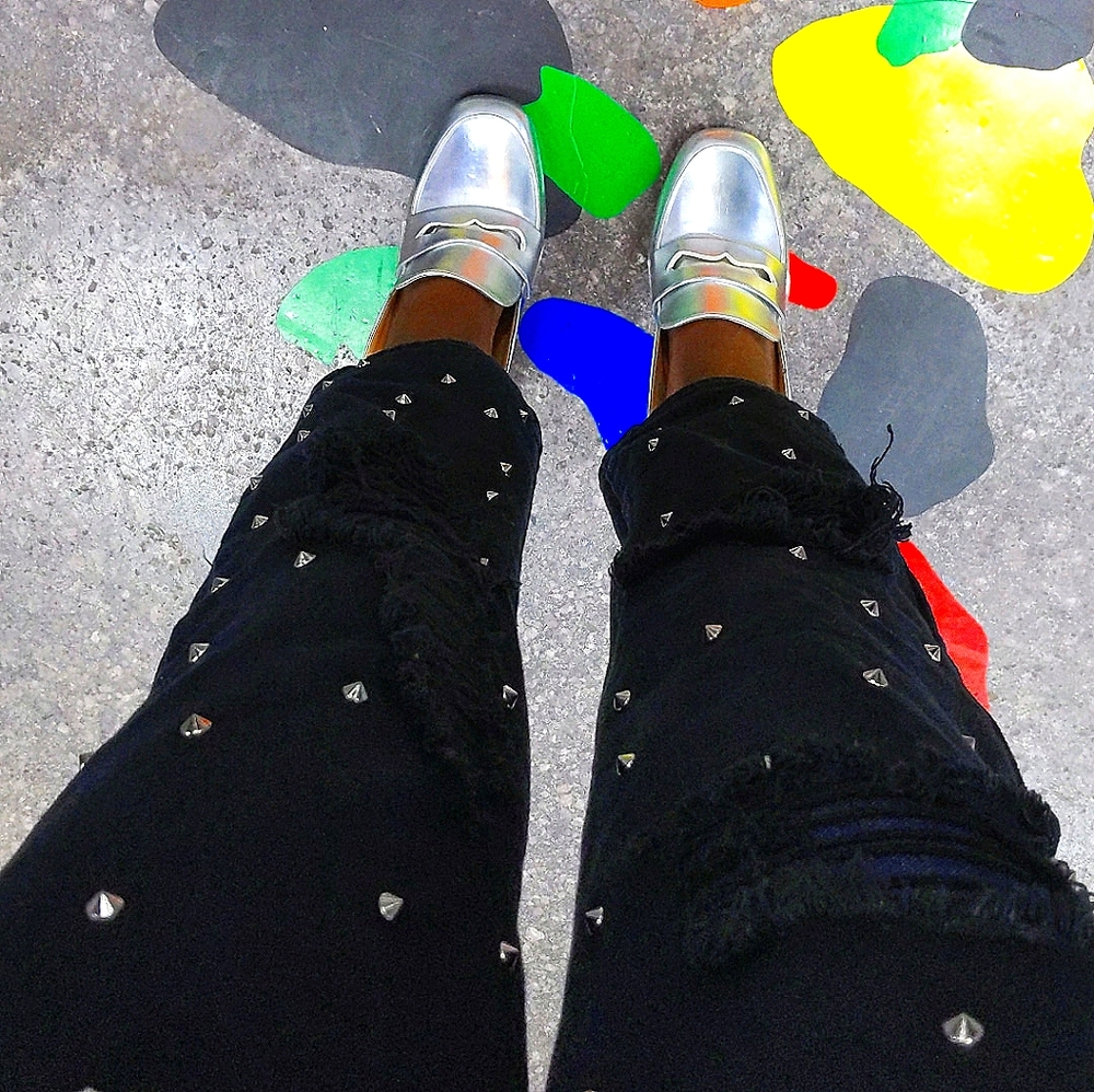 (The Rocking Rev)studded jeans - Picture 3 of 10